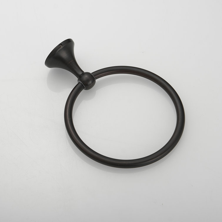 Bronze Circular Wall Mounted Towel Ring