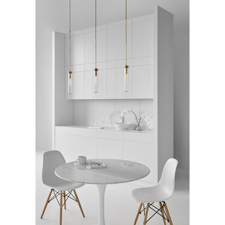 Liaison 12.75'' Polished Nickel LED Cylinder Pendant Light