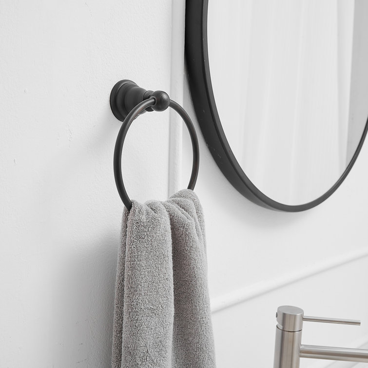 Oil-Rubbed Bronze 5-Piece Bathroom Hardware Set