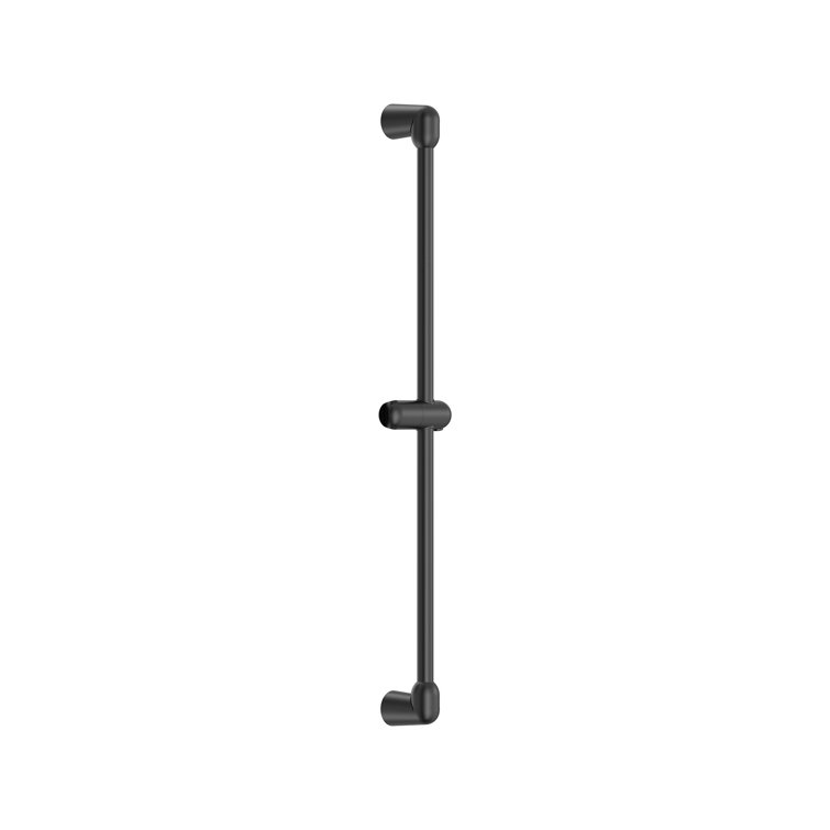 Matte Black 36-Inch Adjustable Shower Slide Bar