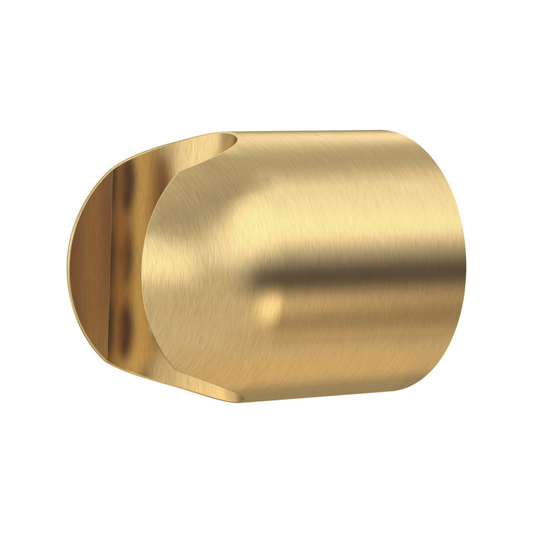Gold Brushed Metal Wall Mounted Shower Bracket