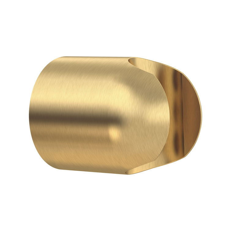 Gold Brushed Metal Wall Mounted Shower Bracket