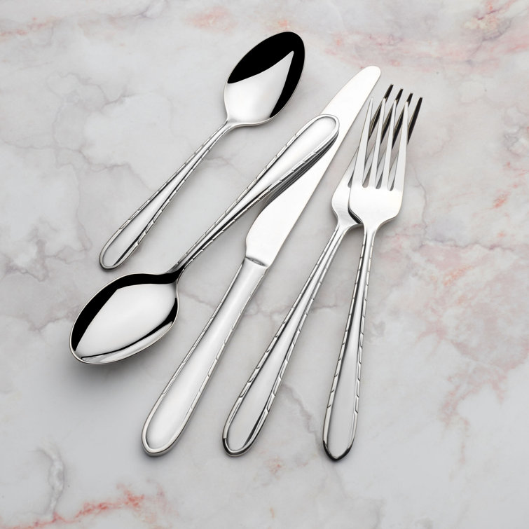 Mikasa Arturo 20-Piece 18/10 Stainless Steel Flatware Set, Service For 4