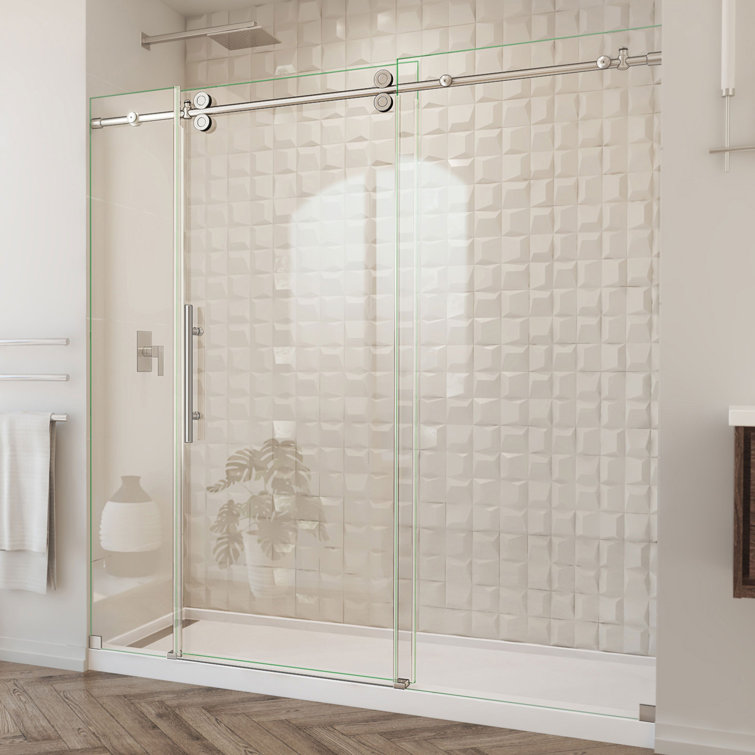 Enigma-XO Frameless Sliding Shower Door with ClearMax Technology