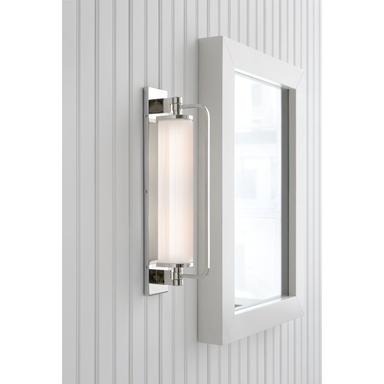 Keeley Chrome 21" Outdoor Dimmable Wall Sconce