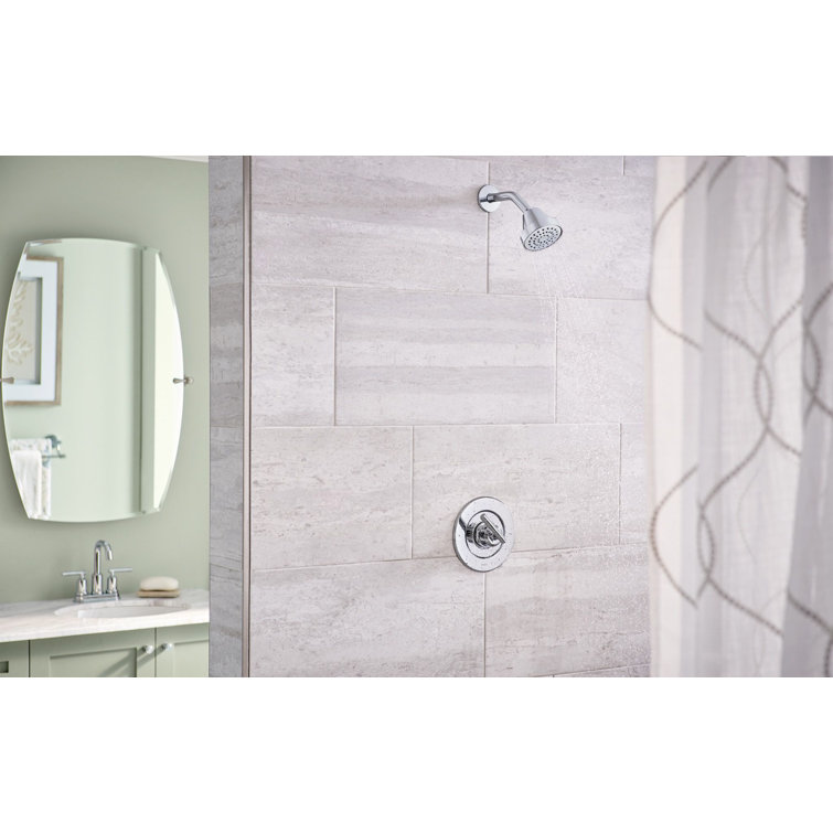 Gibson Chrome Wall-Mounted Lever Shower Trim