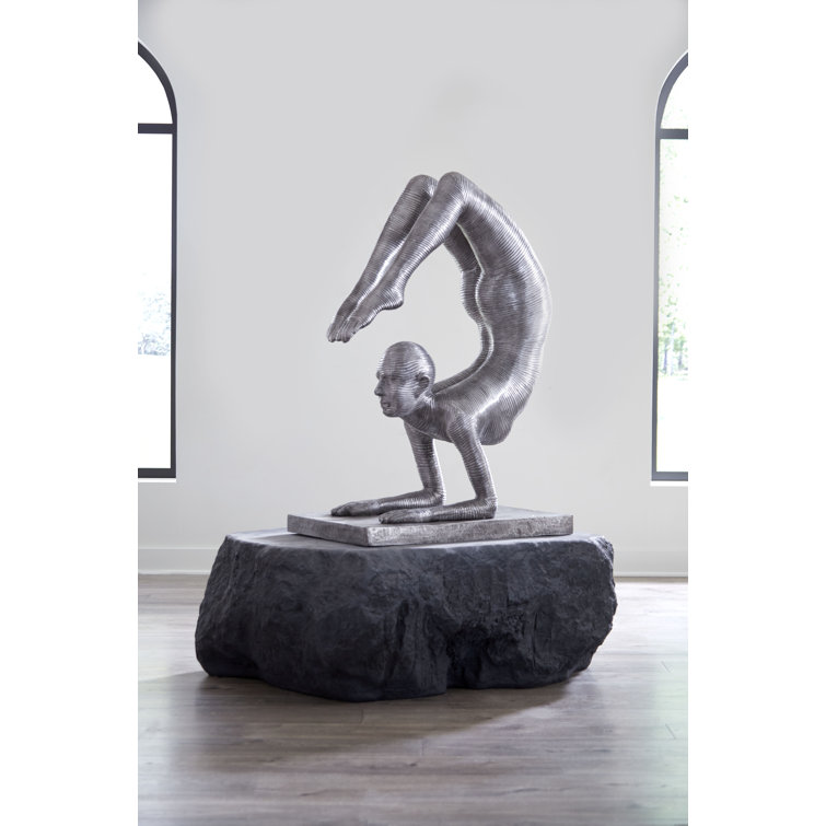 Phillips Collection Handstand Scorpion Statue, Aluminum