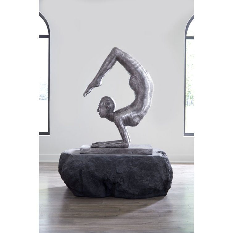 Phillips Collection Handstand Scorpion Statue, Aluminum
