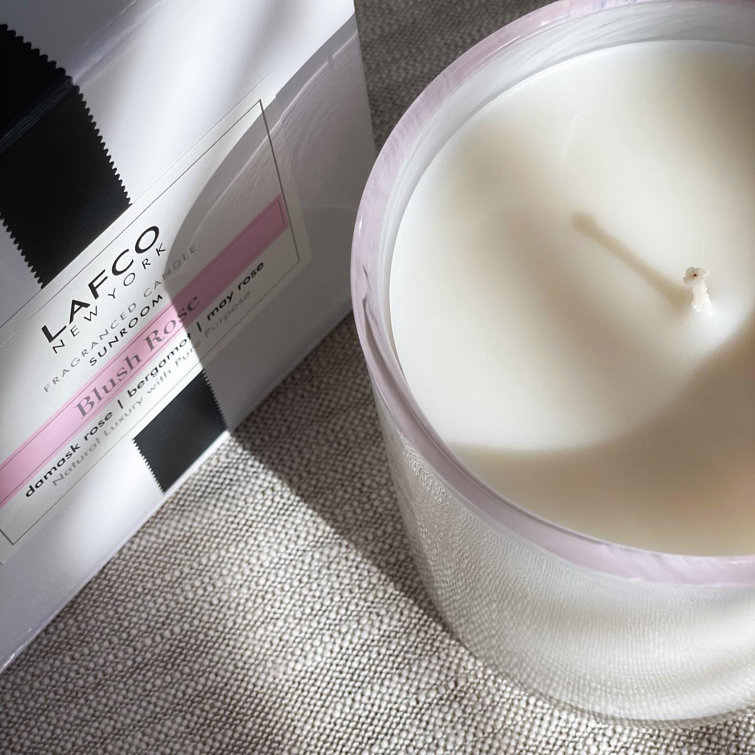 Blush Rose 6 oz Soy Wax Candle with Pink Pepper & Bergamot Notes