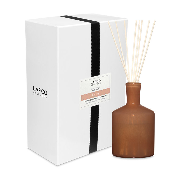 Sanctuary Matcha & Mint 12oz Brown Glass Reed Diffuser