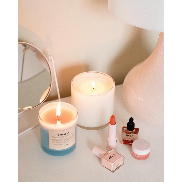 Blush Rose 6 oz Soy Wax Candle with Pink Pepper & Bergamot Notes