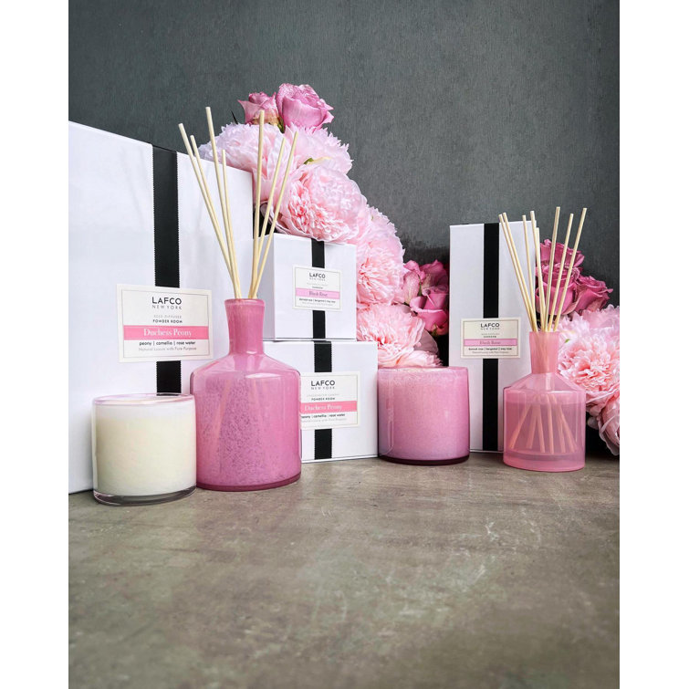 Blush Rose 6 oz Soy Wax Candle with Pink Pepper & Bergamot Notes