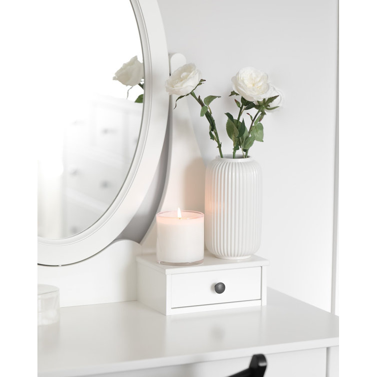 Blush Rose 6 oz Soy Wax Candle with Pink Pepper & Bergamot Notes