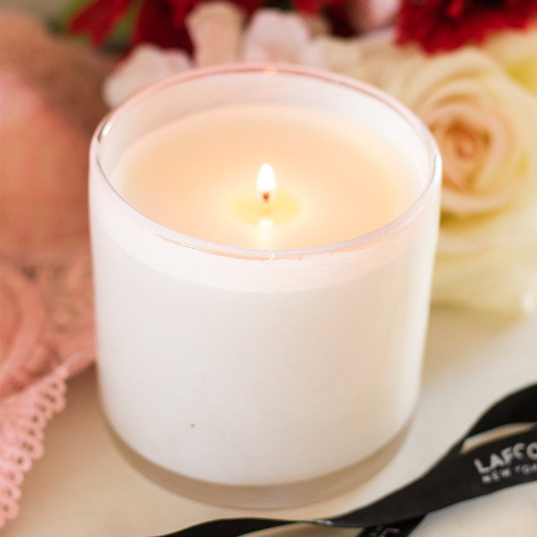 Blush Rose 6 oz Soy Wax Candle with Pink Pepper & Bergamot Notes