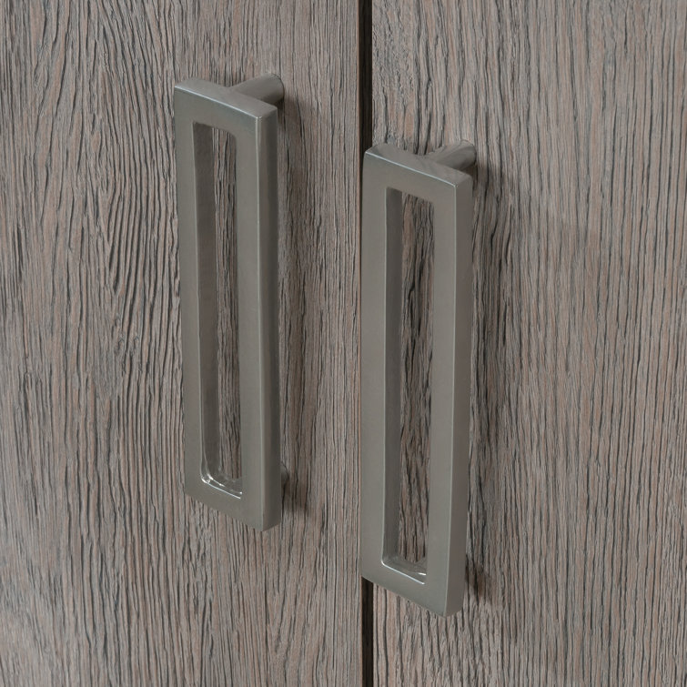 Ashen Oak 2-Door Adjustable Shelf Office Cabinet