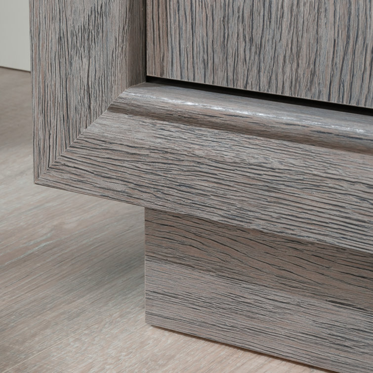 Ashen Oak 2-Door Adjustable Shelf Office Cabinet