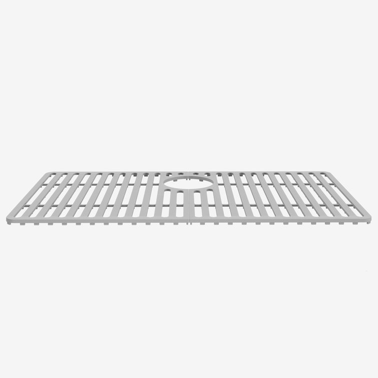 Gray Silicone Kitchen Sink Protective Bottom Grid