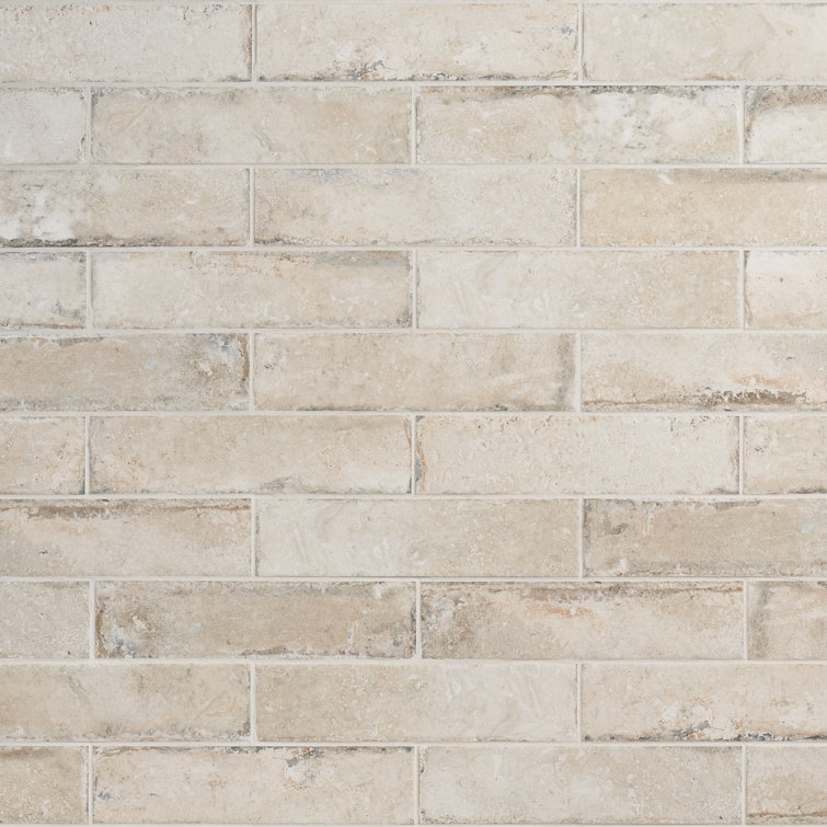 Ravello 3" x 12" Beige Natural Porcelain Wall and Floor Tile