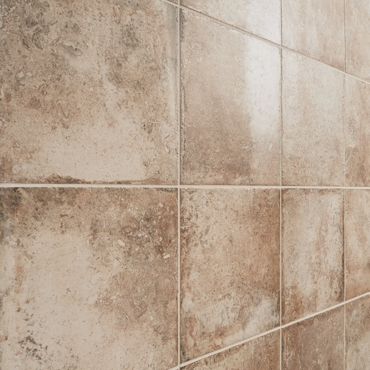 Delfi Natural Porcelain 12" x 12" Stone Look Wall & Floor Tile
