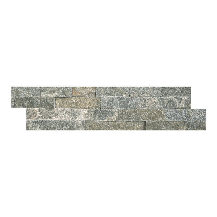 Amber Falls Multicolor Natural Stone Quartzite Wall Tile