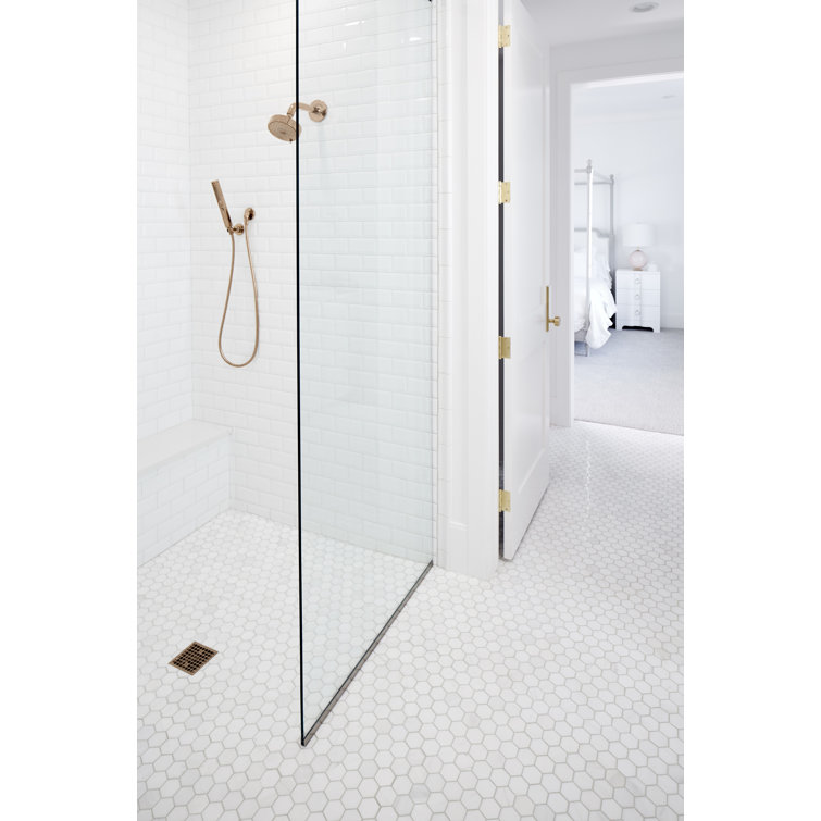 Vibrant Rose Gold Multifunction Wall Mounted Showerhead