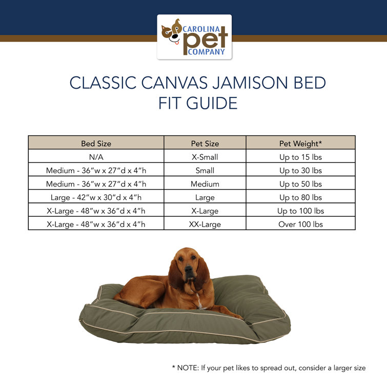 Medium Red Cotton Rectangular Outdoor Pet Bed