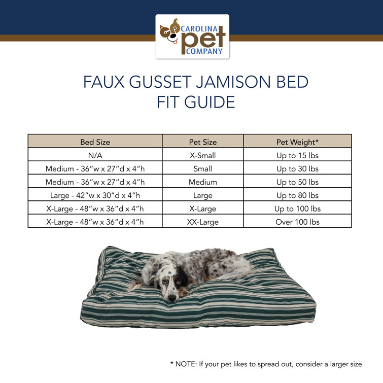 Small Green Striped Polyester Outdoor Pet Bed
