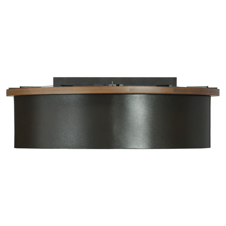 Amber Brown and Charcoal Gray Industrial Grandfather Clock
