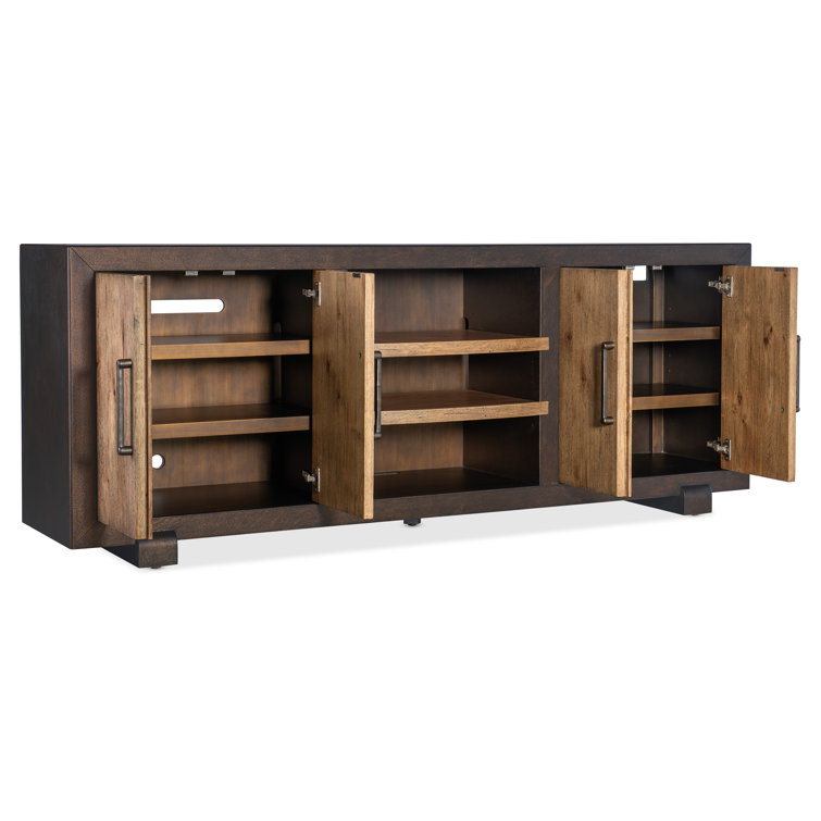 Big Sky Rustic Brown 84'' Media Console with Cabinet