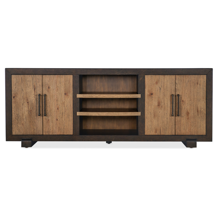 Big Sky Rustic Brown 84'' Media Console with Cabinet
