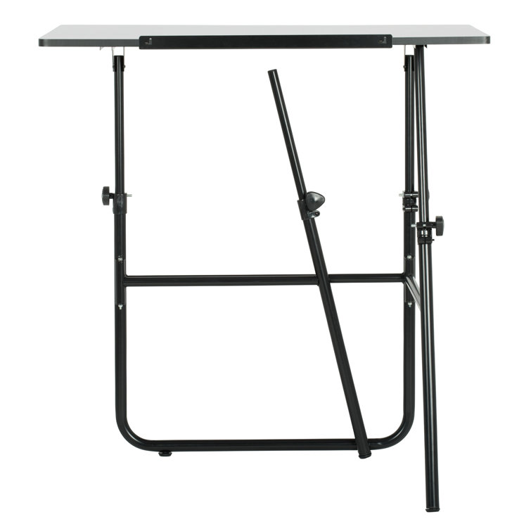 Ultima 42'' Black and White Adjustable Drafting Table
