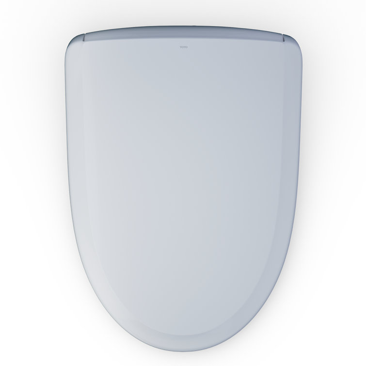 Cotton White Elongated Electronic Bidet Toilet Seat