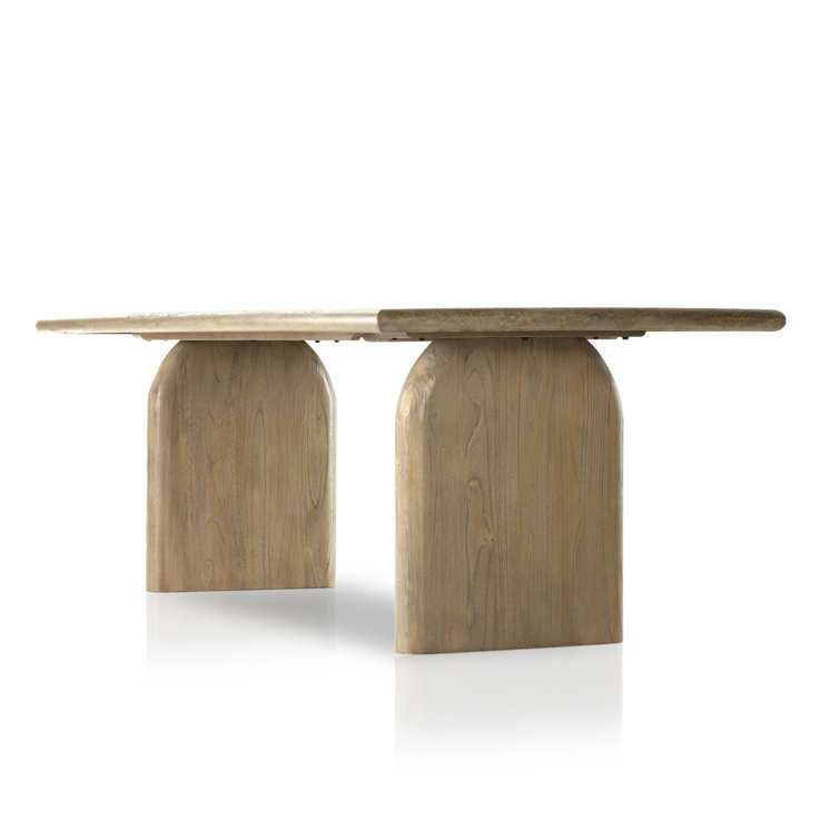 Sorrento 94" Brown Solid Wood Rectangular Dining Table