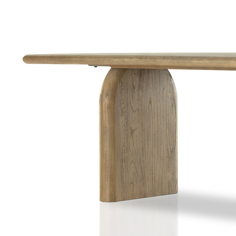 Sorrento 94" Brown Solid Wood Rectangular Dining Table