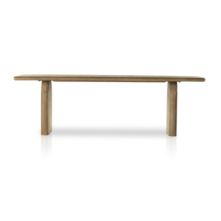 Sorrento 94" Brown Solid Wood Rectangular Dining Table