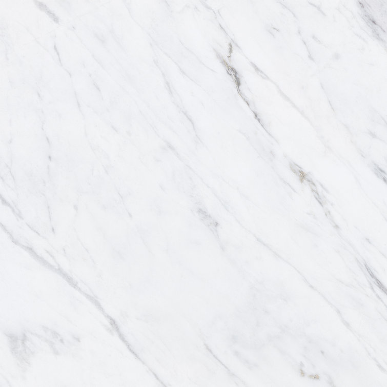 Bonneville 12" x 12" Grey and White Marble Peel and Stick Floor Tiles