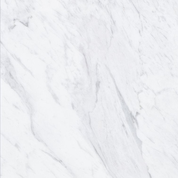 Bonneville 12" x 12" Grey and White Marble Peel and Stick Floor Tiles