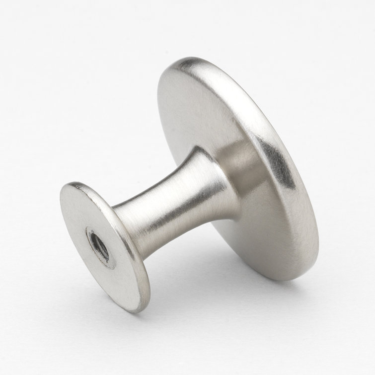 1-1/4" Satin Nickel Round Mushroom Cabinet Knob