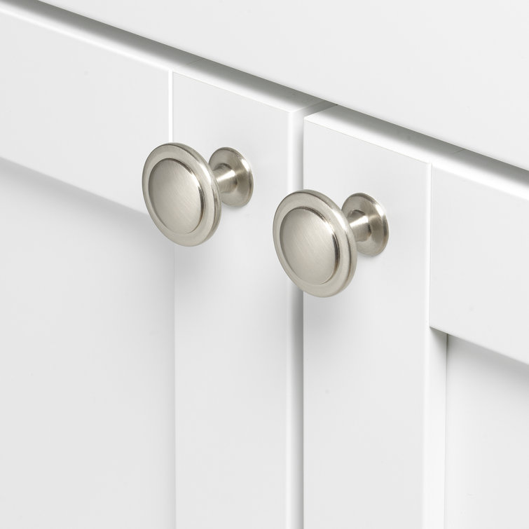 1-1/4" Satin Nickel Round Mushroom Cabinet Knob