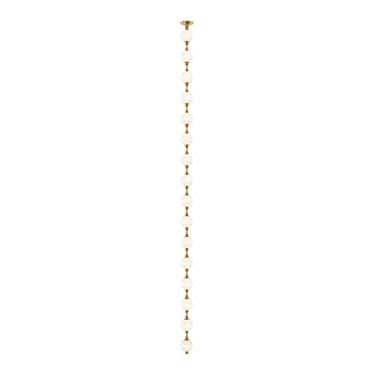 Marni Natural Brass 16-Light LED Pendant