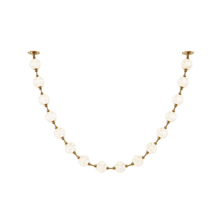 Marni Natural Brass 16-Light LED Pendant