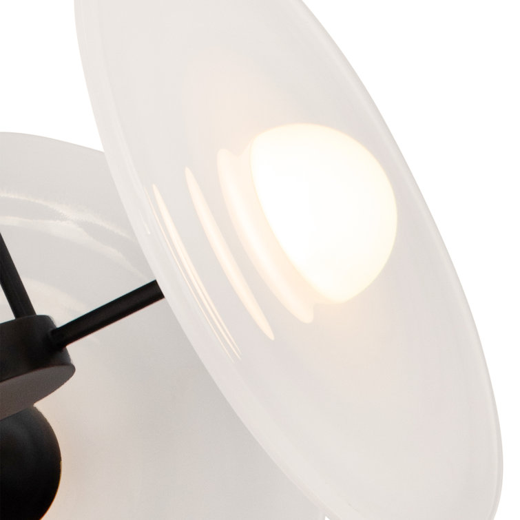 Urban Bronze and Glossy Opal LED Globe Pendant Light