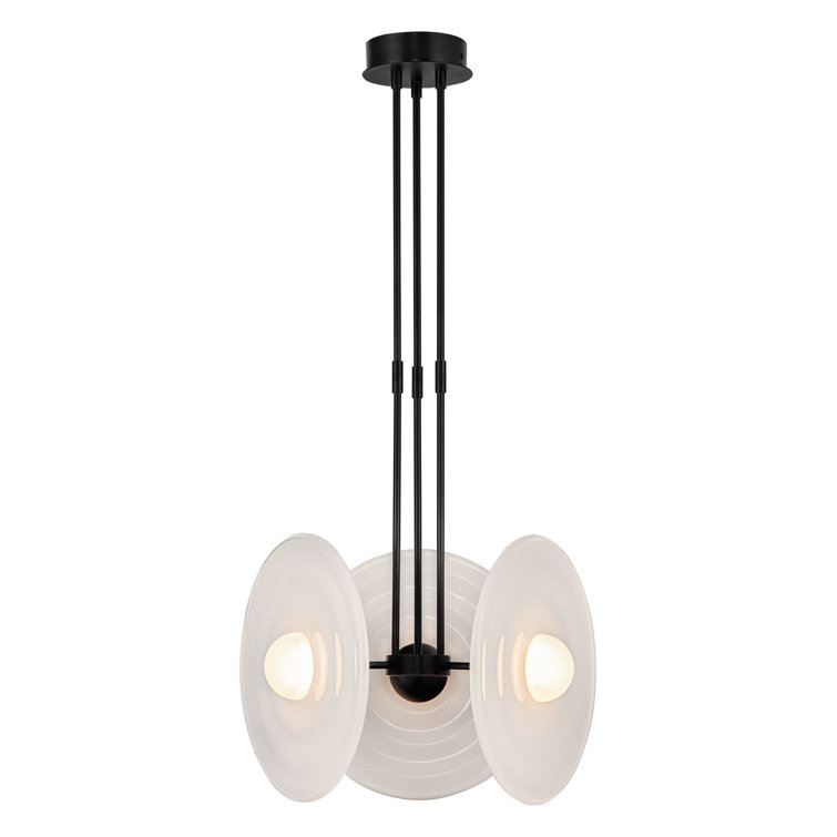 Urban Bronze and Glossy Opal LED Globe Pendant Light