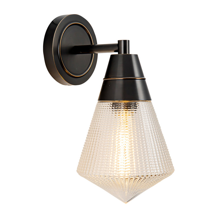 Urban Bronze Matte Opal Glass Wall Sconce