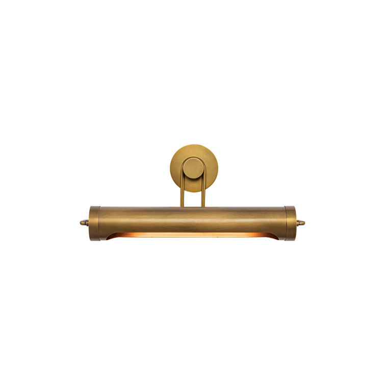 Vintage Brass Industrial Dimmable Electric Wall Light