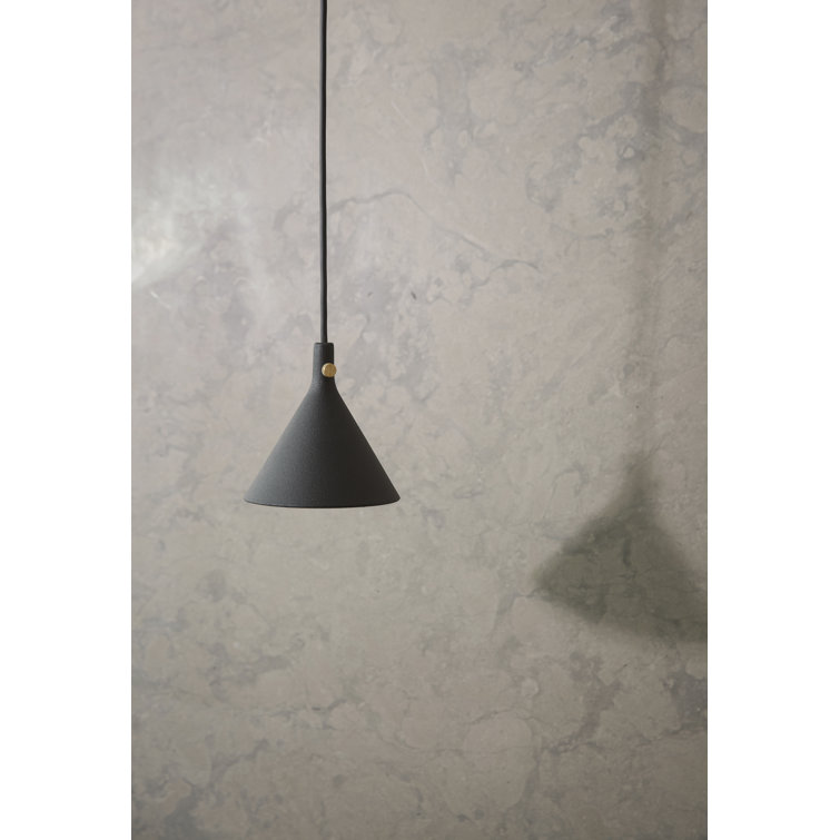 Audo Copenhagen Cast Mini Pendant Light in Black Aluminum