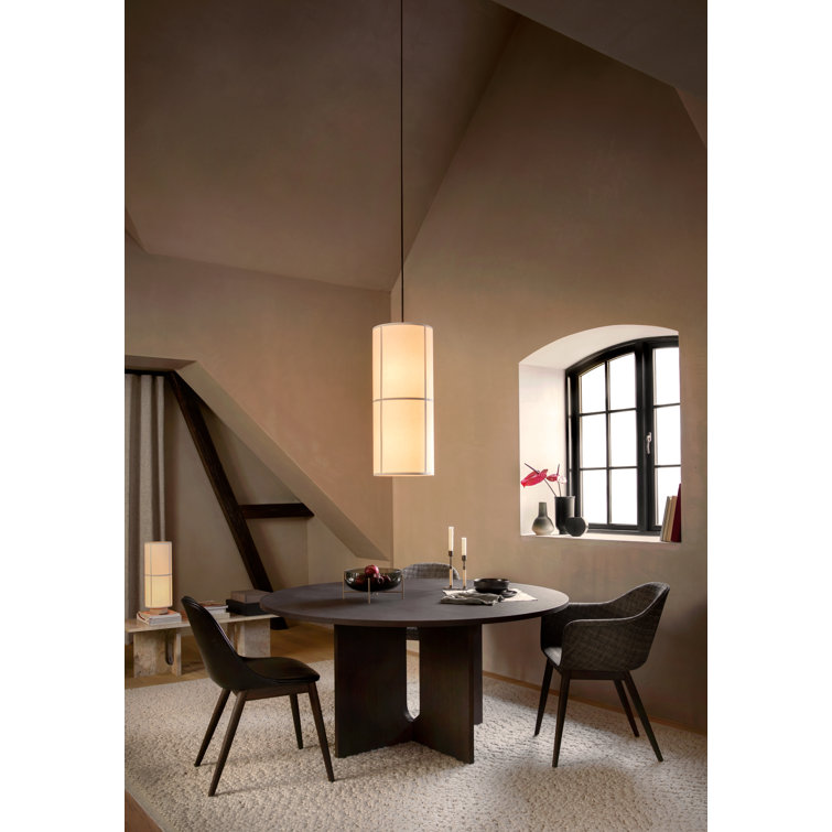 Duca Polished Brass Adjustable Candlestick with Rattan Wrap