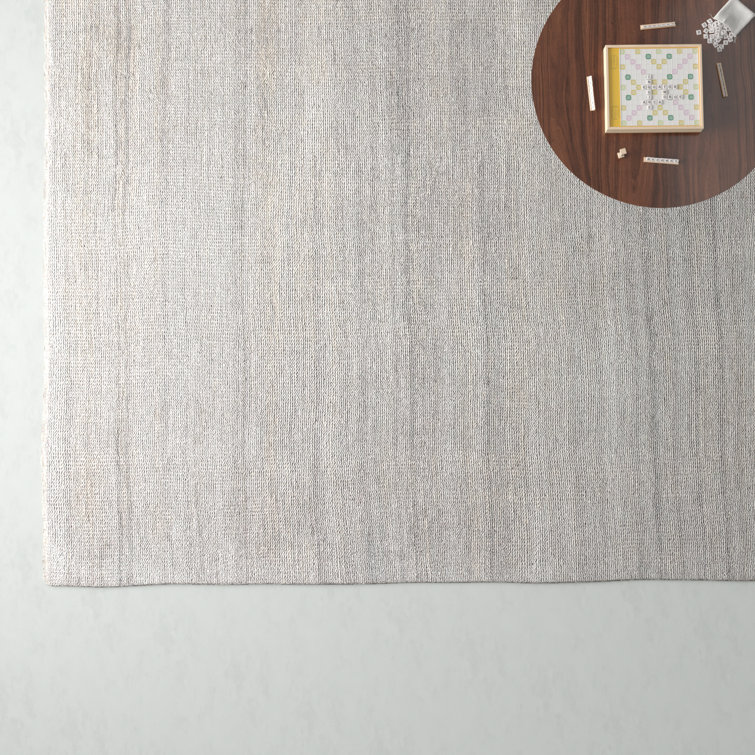 Vapor Gray Hand-Knotted Wool 10' x 14' Transitional Area Rug