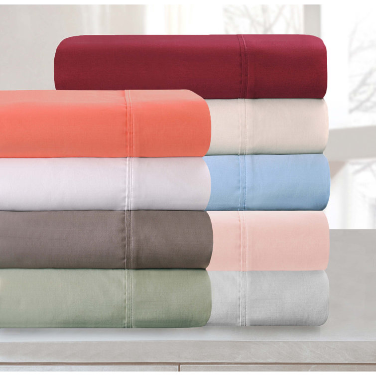 Coral Queen Egyptian Cotton Deep Pocket Sheet Set