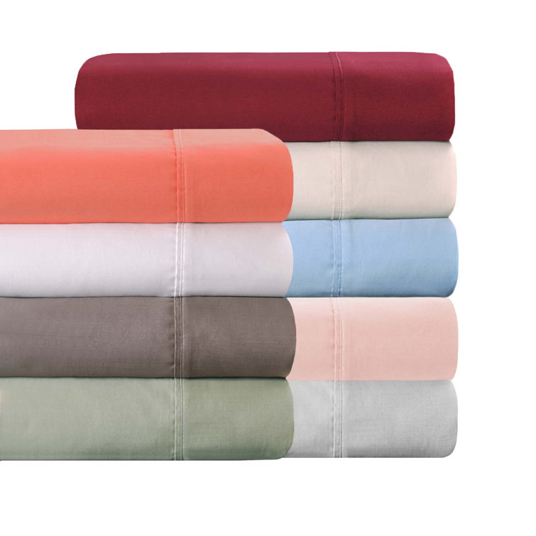 Coral Queen Egyptian Cotton Deep Pocket Sheet Set